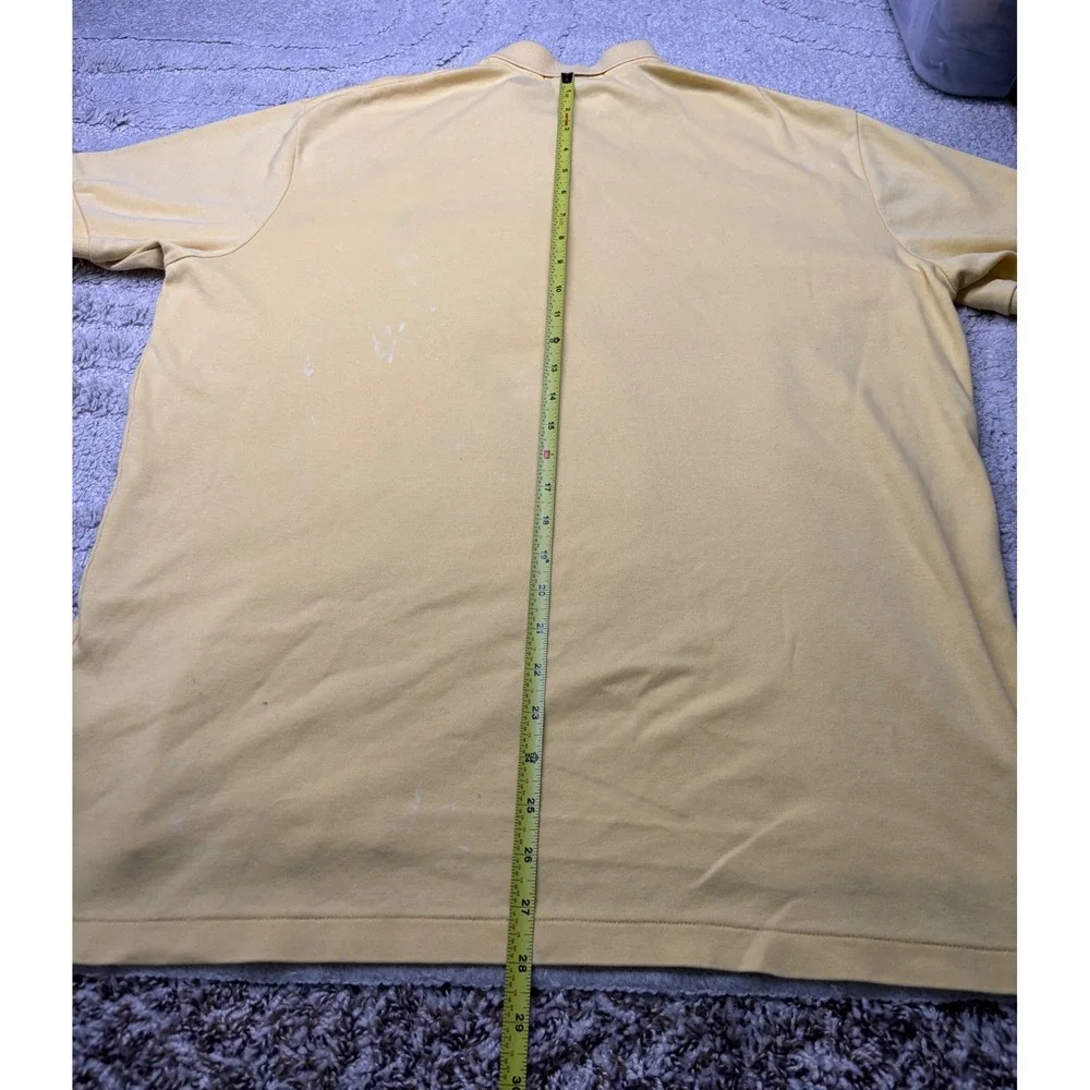 Polo Ralph‎ Lauren Polo Shirt Mens Large Yellow Short Sleeve Embroidered Pony